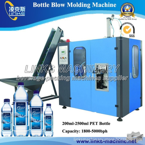 2500bph Automatic Pet Bottle Blow Molding Machinery for Water / Beverage Bottle